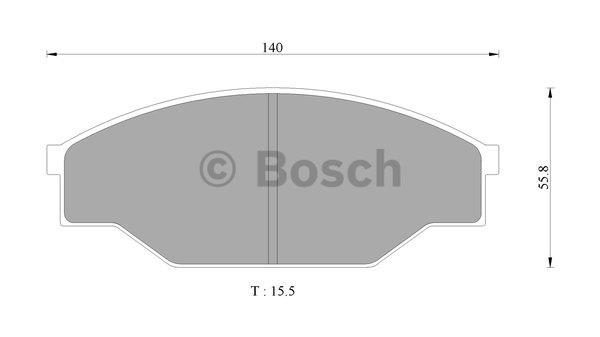 Bosch 0 986 AB9 130 Тормозные колодки дисковые, комплект 0986AB9130: Отличная цена - Купить в Польше на 2407.PL!