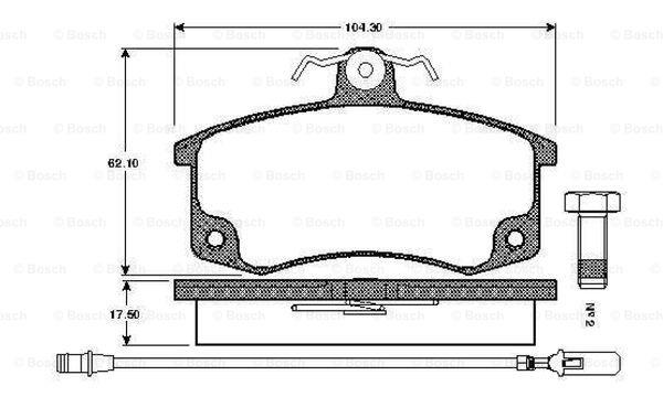 Bosch 0 986 TB2 567 Гальмівні колодки, комплект 0986TB2567: Приваблива ціна - Купити у Польщі на 2407.PL!