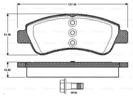 Bosch 0 986 TB2 830 Klocki hamulcowe, zestaw 0986TB2830: Dobra cena w Polsce na 2407.PL - Kup Teraz!