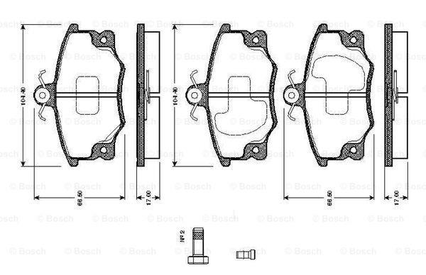 Bosch 0 986 TB2 079 Klocki hamulcowe, zestaw 0986TB2079: Dobra cena w Polsce na 2407.PL - Kup Teraz!