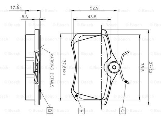 Bosch 0 986 TB2 137 Klocki hamulcowe, zestaw 0986TB2137: Dobra cena w Polsce na 2407.PL - Kup Teraz!