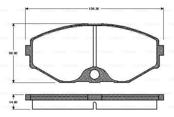 Bosch 0 986 TB2 202 Тормозные колодки дисковые, комплект 0986TB2202: Отличная цена - Купить в Польше на 2407.PL!