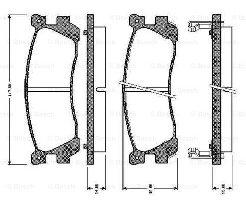 Bosch 0 986 TB2 219 Тормозные колодки дисковые, комплект 0986TB2219: Отличная цена - Купить в Польше на 2407.PL!