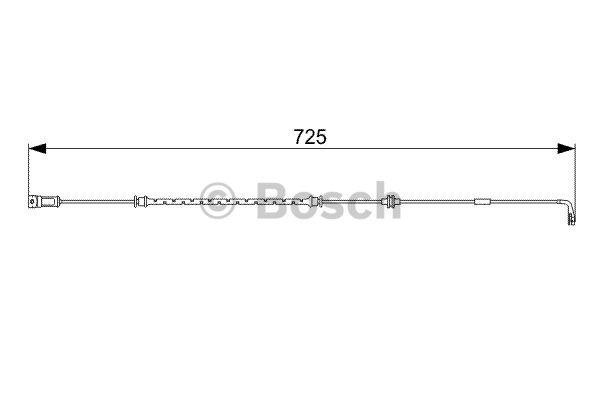 Датчик зносу гальмівних колодок Bosch 1 987 473 017