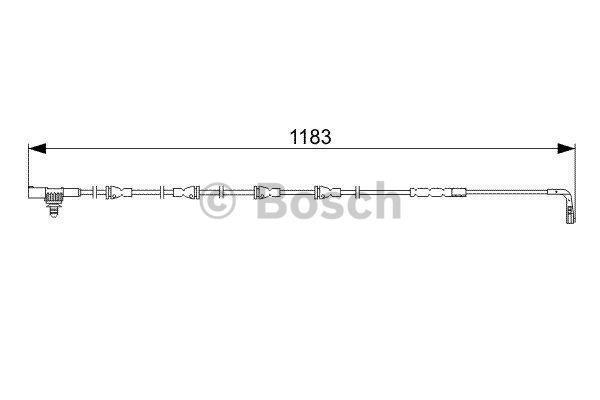 Датчик износа тормозных колодок Bosch 1 987 473 031