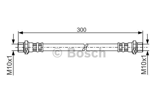 Bosch 1 987 481 141 Тормозной шланг 1987481141: Отличная цена - Купить в Польше на 2407.PL!