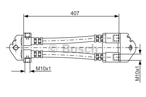 Bosch 1 987 481 167 Тормозной шланг 1987481167: Отличная цена - Купить в Польше на 2407.PL!