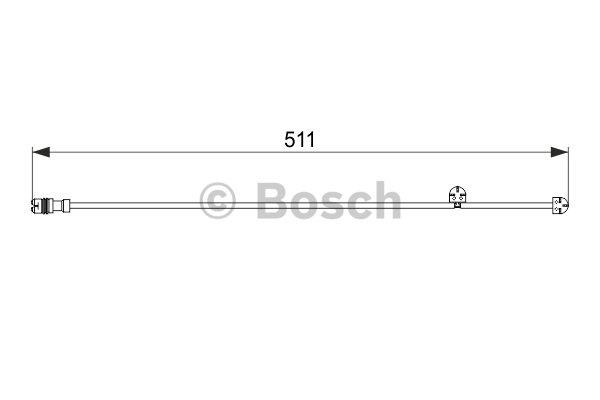 Датчик зносу гальмівних колодок Bosch 1 987 474 557