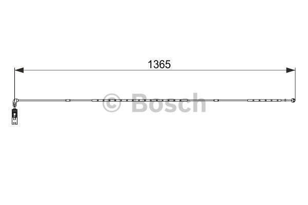 Czujnik zużycia klocków hamulcowych Bosch 1 987 474 583