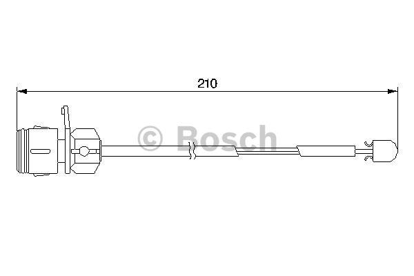 Warnkontakt Bremsbelagverschleiß Bosch 1 987 474 938