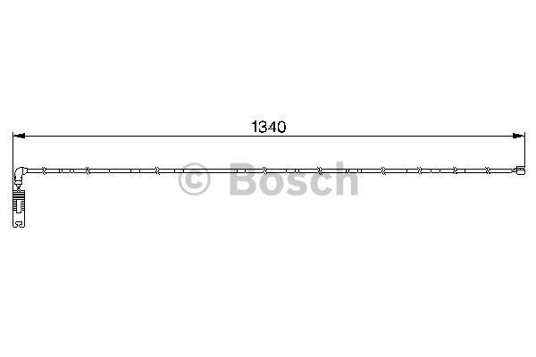 Bosch Czujnik zużycia klocków hamulcowych – cena 38 PLN
