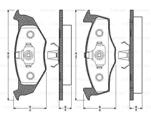 Bosch 0 986 TB2 300 Klocki hamulcowe, zestaw 0986TB2300: Dobra cena w Polsce na 2407.PL - Kup Teraz!