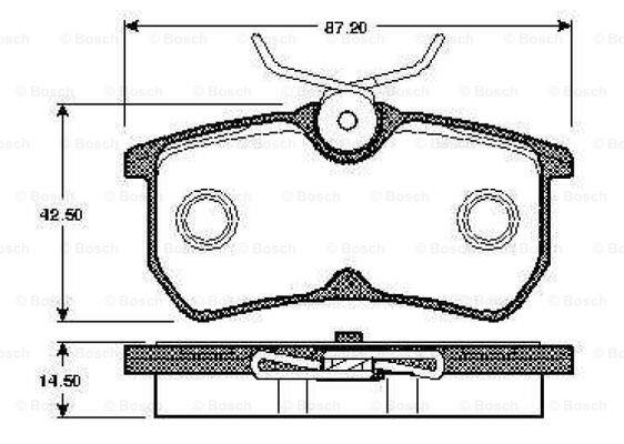 Bosch 0 986 TB2 339 Гальмівні колодки, комплект 0986TB2339: Приваблива ціна - Купити у Польщі на 2407.PL!