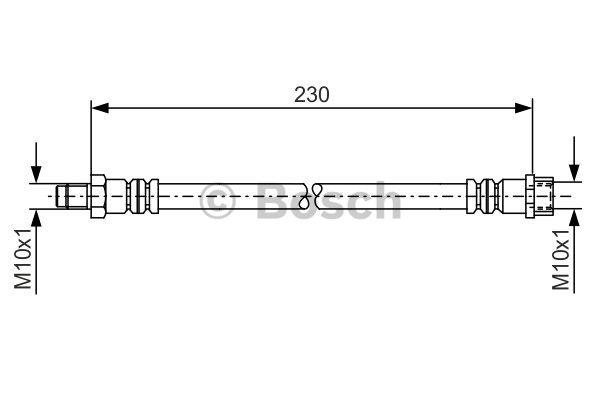 Brake Hose Bosch 1 987 476 083