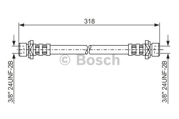 Bremsschlauch Bosch 1 987 476 165
