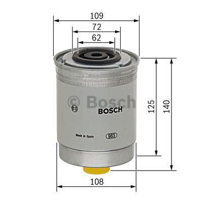 Bosch 1 457 434 185 Топливный фильтр 1457434185: Отличная цена - Купить в Польше на 2407.PL!