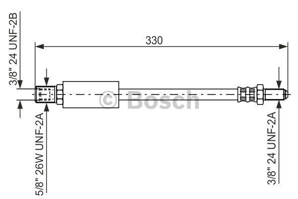 Bosch 1 987 476 473 Przewód hamulcowy elastyczny 1987476473: Dobra cena w Polsce na 2407.PL - Kup Teraz!