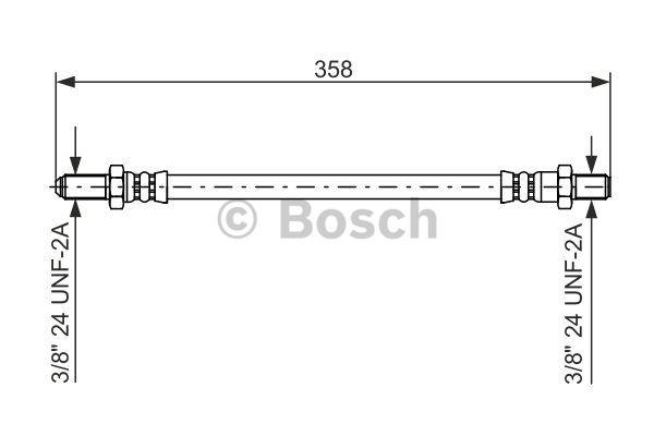 Bosch 1 987 476 480 Тормозной шланг 1987476480: Отличная цена - Купить в Польше на 2407.PL!