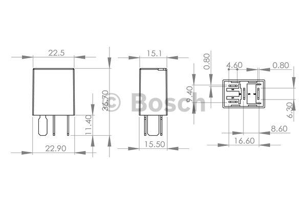 Bosch Przekaznik, prad pracy – cena 16 PLN