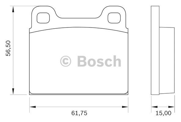 Bosch 0 986 BB0 020 Brake Pad Set, disc brake 0986BB0020: Buy near me in Poland at 2407.PL - Good price!