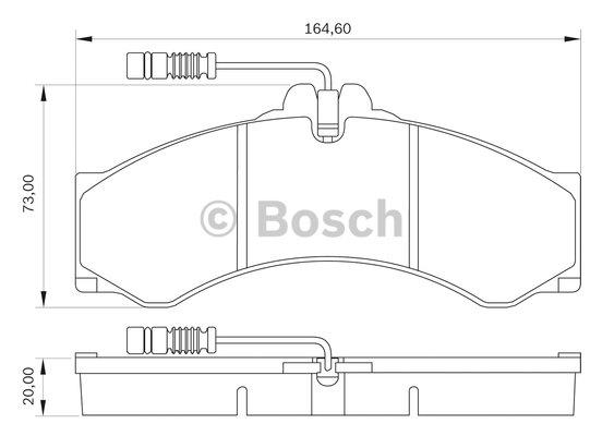 Bosch 0 986 BB0 061 Klocki hamulcowe, zestaw 0986BB0061: Atrakcyjna cena w Polsce na 2407.PL - Zamów teraz!