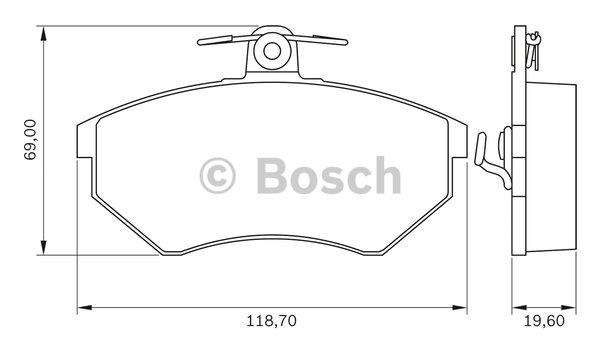 Bosch Гальмівні колодки, комплект – ціна