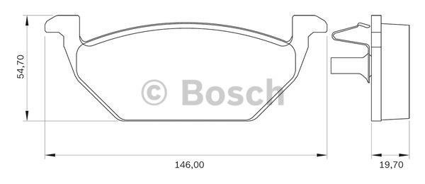 Bosch 0 986 BB0 109 Klocki hamulcowe, zestaw 0986BB0109: Dobra cena w Polsce na 2407.PL - Kup Teraz!