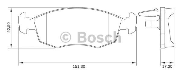Bosch 0 986 BB0 115 Klocki hamulcowe, zestaw 0986BB0115: Dobra cena w Polsce na 2407.PL - Kup Teraz!