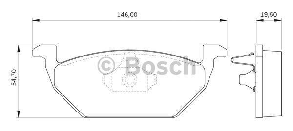 Bosch 0 986 BB0 139 Brake Pad Set, disc brake 0986BB0139: Buy near me in Poland at 2407.PL - Good price!