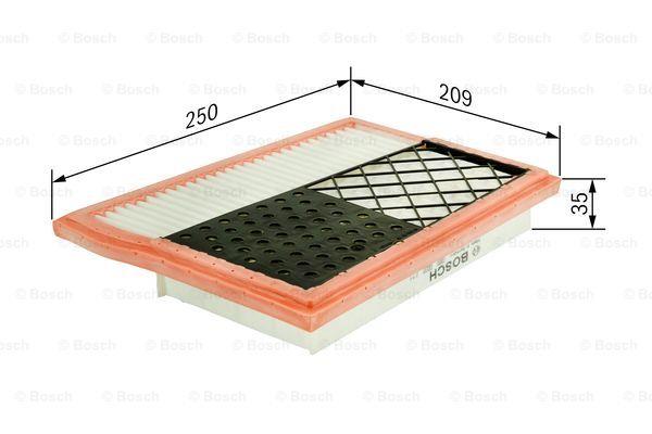Bosch F 026 400 215 Air filter F026400215: Buy near me in Poland at 2407.PL - Good price!