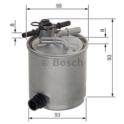 Kraftstofffilter Bosch F 026 402 072