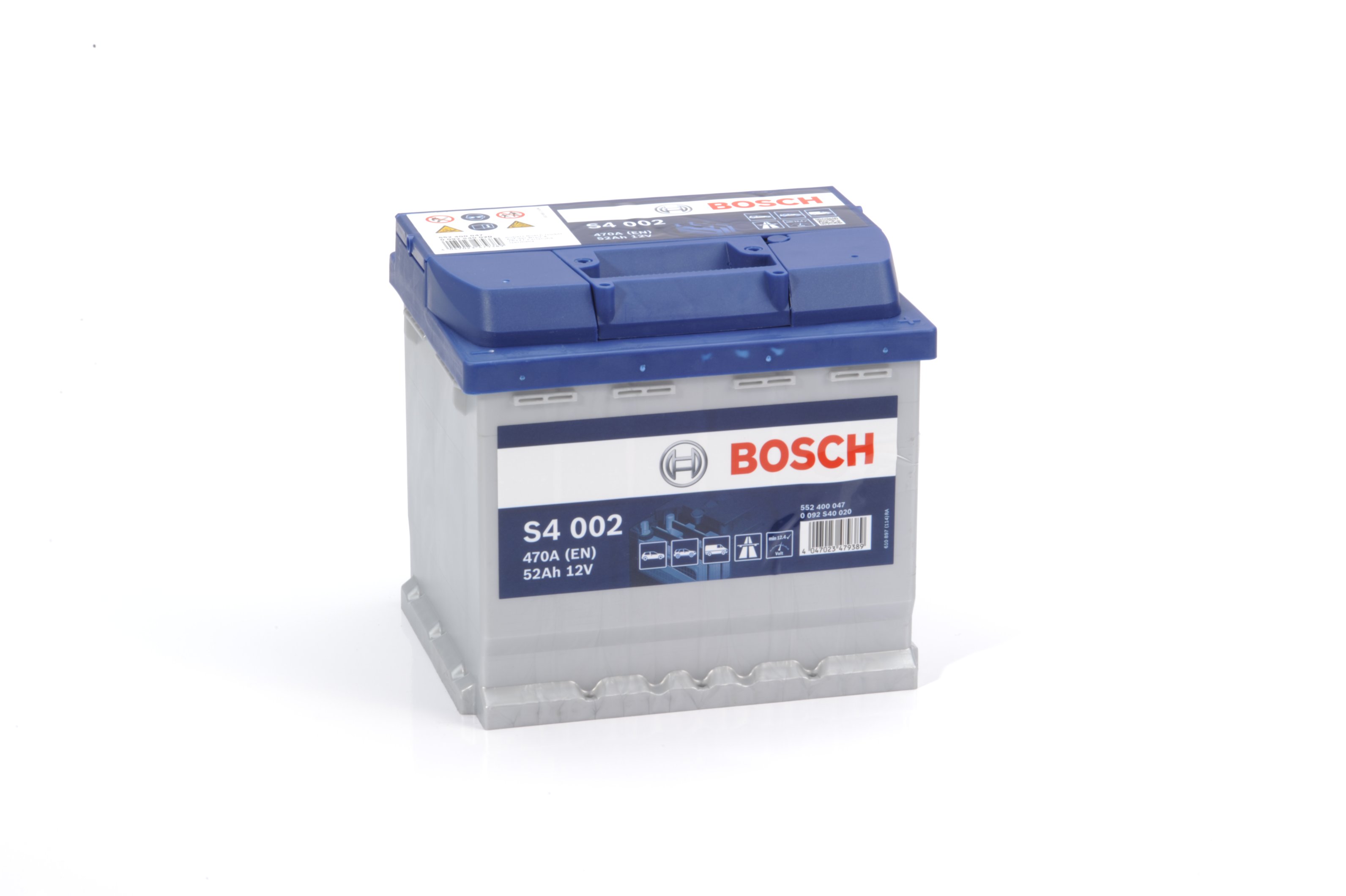 Battery Bosch 12V 52Ah 470A(EN) R+ Bosch 0 092 S40 020