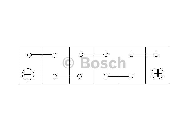Аккумулятор Bosch 12В 60Ач 540А(EN) R+ Bosch 0 092 S40 040