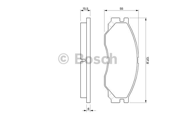 Bosch Тормозные колодки дисковые, комплект – цена 124 PLN