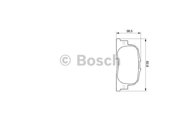 Bosch Klocki hamulcowe, zestaw – cena 88 PLN
