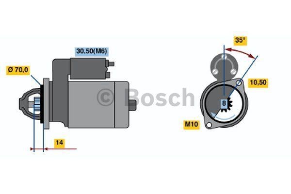 Bosch 0 001 107 038 Rozrusznik 0001107038: Atrakcyjna cena w Polsce na 2407.PL - Zamów teraz!