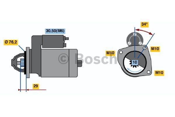 Купить Bosch 0 001 107 417 по низкой цене в Польше!