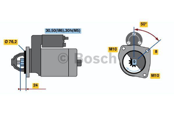Bosch 0 001 108 169 Starter 0001108169: Buy near me in Poland at 2407.PL - Good price!