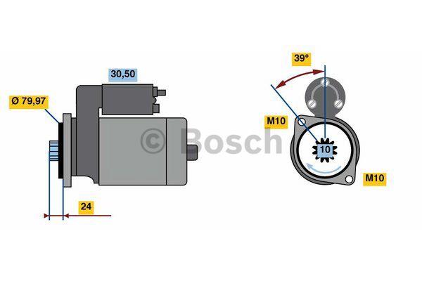 Стартер Bosch 0 001 109 399