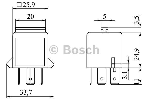 Bosch Przekaźnik – cena 43 PLN