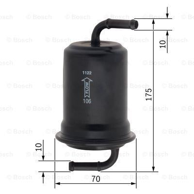 Bosch Filtr paliwa – cena 55 PLN
