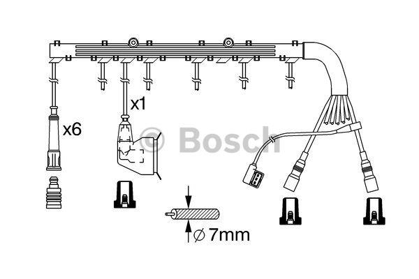 Bosch Zündkabel kit – Preis 470 PLN