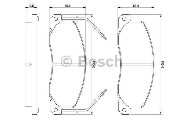 Bosch Scheibenbremsbeläge, Set – Preis 112 PLN