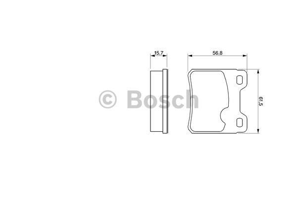 Bosch Scheibenbremsbeläge, Set – Preis 61 PLN