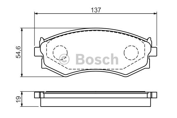 Bosch Scheibenbremsbeläge, Set – Preis 94 PLN