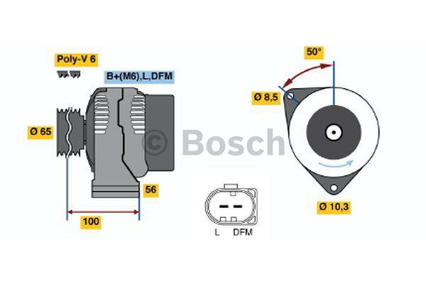 Alternator Bosch 0 986 041 990
