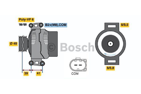 Alternator Bosch 0 986 046 270