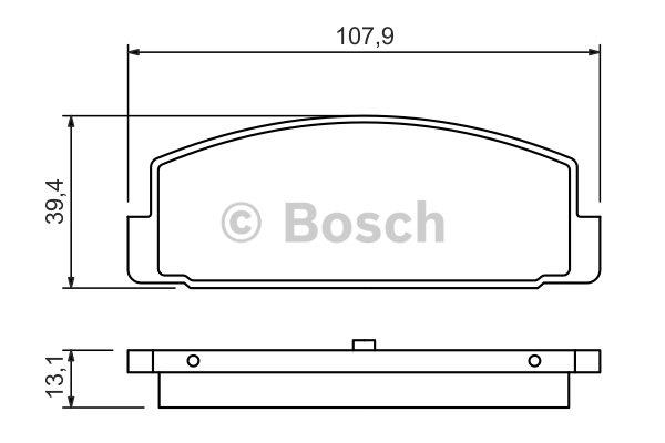 Bosch Тормозные колодки дисковые, комплект – цена 78 PLN