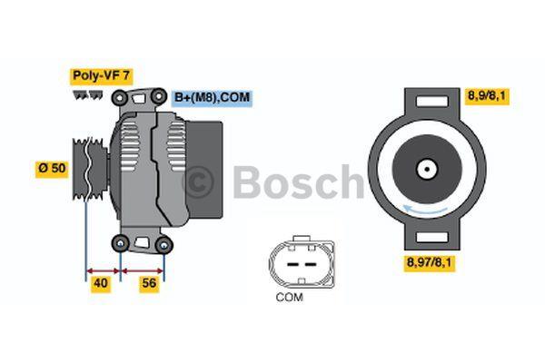 Alternator Bosch 0 986 047 800