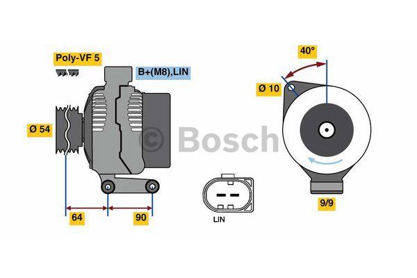 Alternator Bosch 0 986 047 930